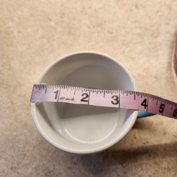 Chic-fl-A Blue Confetti Ceramic Mug New - Picture 4 of 6